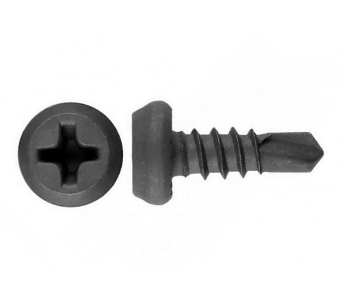 Саморез "Клоп" 3.5x11 металл-металл фосфатированный, шлиц Philips №2, сверло (10 шт/уп)  PR08.9361  Промрукав