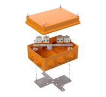 Коробка огнестойкая для о/п 40-0310-FR6.0-8 Е15-Е120 150х110х70 IP55  8p, 6.0 мм.кв. 40-0310-FR6.0-8  Промрукав