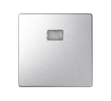 Simon 82 Клавиша для кнопочного выключателя с подсветкой под пиктограммы, S82 Detail алюминий  82013-93  Simon