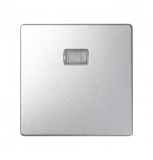 Simon 82 Клавиша для кнопочного выключателя с подсветкой под пиктограммы, S82 Detail алюминий  82013-93  Simon