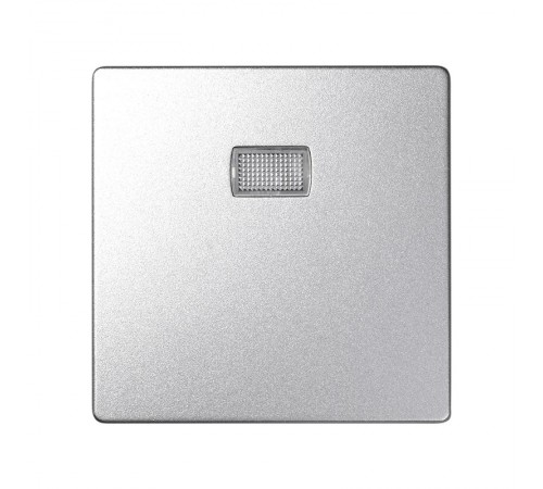 Simon 82 Клавиша для кнопочного выключателя с подсветкой под пиктограммы, S82 Detail алюминий  82013-93  Simon