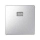 Simon 82 Клавиша для кнопочного выключателя с подсветкой под пиктограммы, S82 Detail алюминий  82013-93  Simon