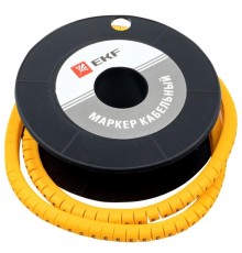 Маркер-кабельный 4,0кв.мм "5" (500шт.) (ЕС-2) EKF PROxima  plc-KM-4-5  EKF