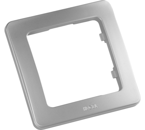Рамка одноместная, скрытой установки, цвет серебро  Р401-06  HEGEL