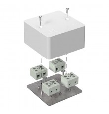 Коробка огнестойкая для кабель-канала Е15-Е120 85х85х45 IP42  8p, 10.0 мм.кв. 40-0460-FR10.0-8  Промрукав