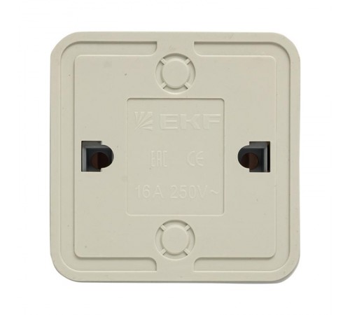 Рим Выключатель проходной 1-клавишный с индикатором 10А белый EKF  ENV10-125-10  EKF