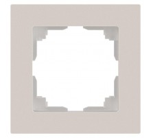 Рамка для розеток и выключателей Intro Accent 6-501-06 на 1 пост, СУ, перламутр  Б0063753  Intro