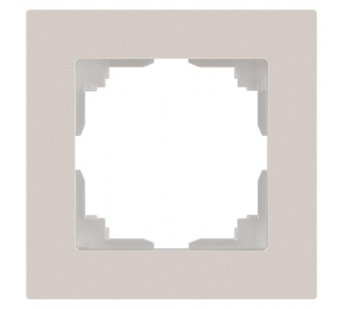 Рамка для розеток и выключателей Intro Accent 6-501-06 на 1 пост, СУ, перламутр  Б0063753  Intro