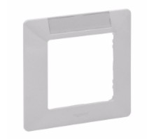 Etika Белый Рамка 1-ая с держателем для маркировки Белый  672506  Legrand