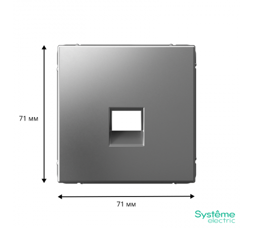 ArtGallery Сталь Накладка информационная типа Keystone  GAL000984  SE