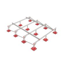 Опорная конструкция для установки оборудования TECHNORAPTOR LIGHTFOOT 2500х3000 тип 2  KM-TR-LTF-SSEI-2500-3000-2  КМ - профиль