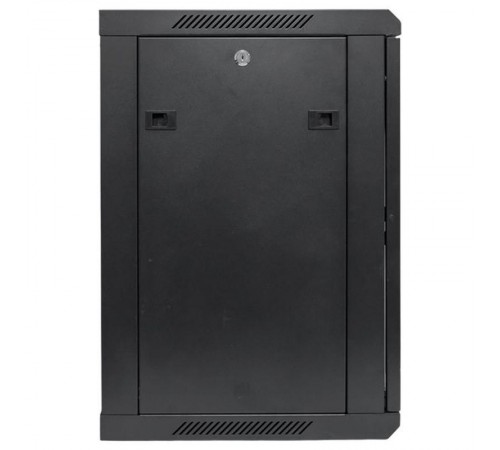 Шкаф настенный 19" TERACOM PRO 12U 600х450 мм дверь стеклянная с замком-ручкой чёрный  TRP-WLL-1264-40B  EKF