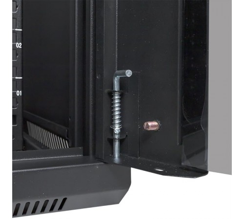 Шкаф настенный 19" TERACOM PRO 12U 600х450 мм дверь стеклянная с замком-ручкой чёрный  TRP-WLL-1264-40B  EKF