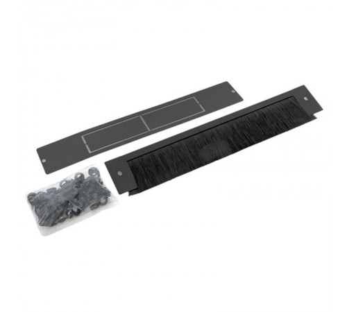 Шкаф настенный 19" TERACOM PRO 12U 600х450 мм дверь стеклянная с замком-ручкой чёрный  TRP-WLL-1264-40B  EKF