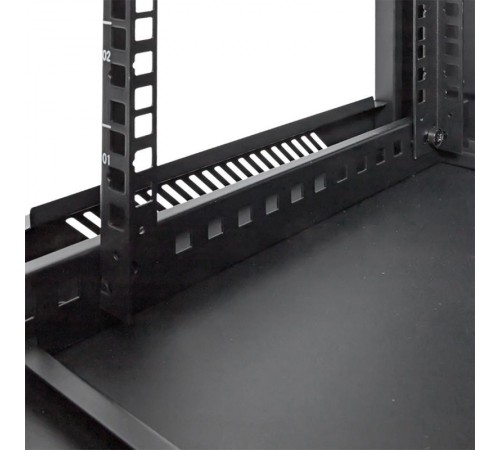 Шкаф настенный 19" TERACOM PRO 12U 600х450 мм дверь стеклянная с замком-ручкой чёрный  TRP-WLL-1264-40B  EKF