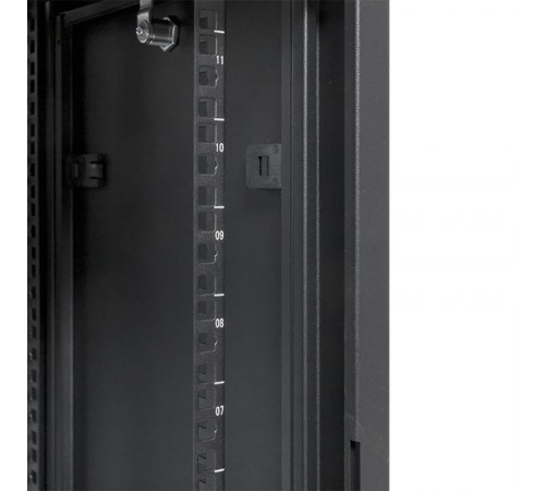 Шкаф настенный 19" TERACOM PRO 12U 600х450 мм дверь стеклянная с замком-ручкой чёрный  TRP-WLL-1264-40B  EKF