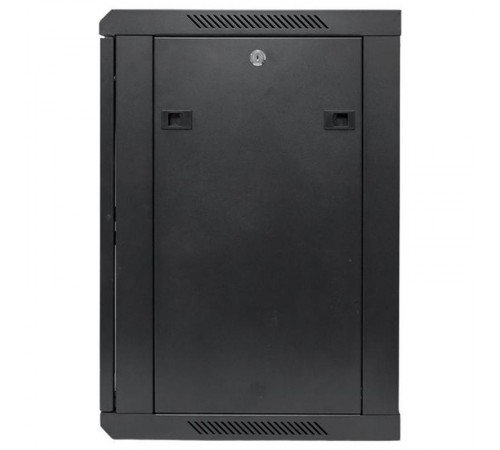 Шкаф настенный 19" TERACOM PRO 12U 600х450 мм дверь стеклянная с замком-ручкой чёрный  TRP-WLL-1264-40B  EKF