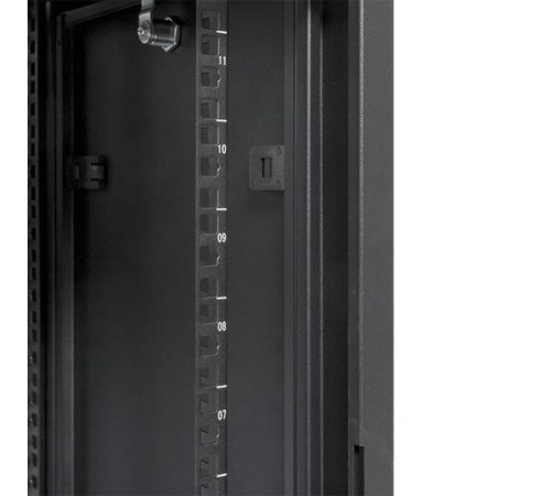 Шкаф настенный 19" TERACOM PRO 12U 600х450 мм дверь стеклянная с замком-ручкой чёрный  TRP-WLL-1264-40B  EKF