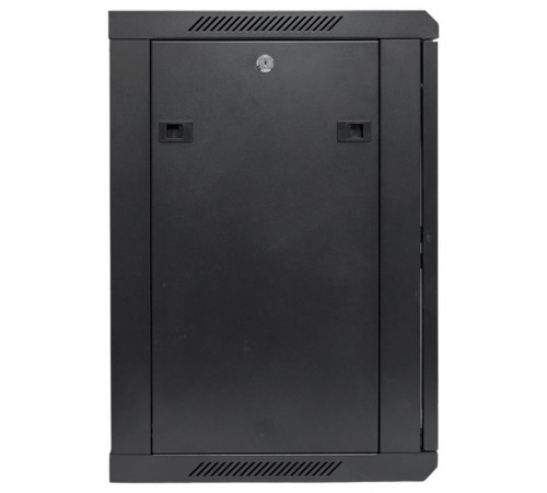 Шкаф настенный 19" TERACOM PRO 12U 600х450 мм дверь стеклянная с замком-ручкой чёрный  TRP-WLL-1264-40B  EKF