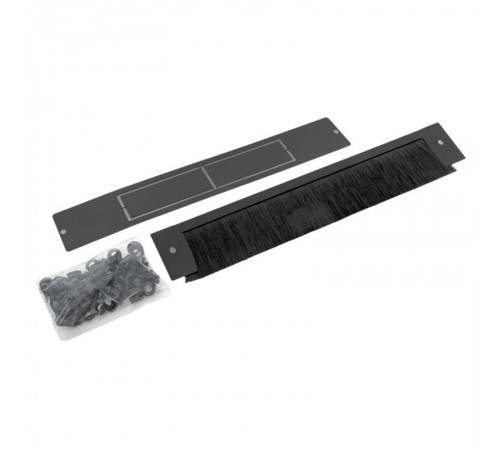 Шкаф настенный 19" TERACOM PRO 12U 600х450 мм дверь стеклянная с замком-ручкой чёрный  TRP-WLL-1264-40B  EKF