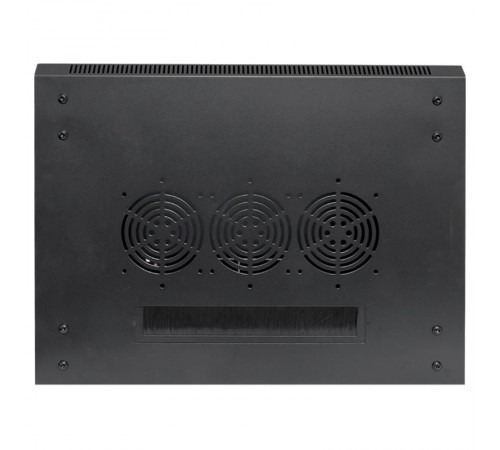 Шкаф настенный 19" TERACOM PRO 12U 600х450 мм дверь стеклянная с замком-ручкой чёрный  TRP-WLL-1264-40B  EKF