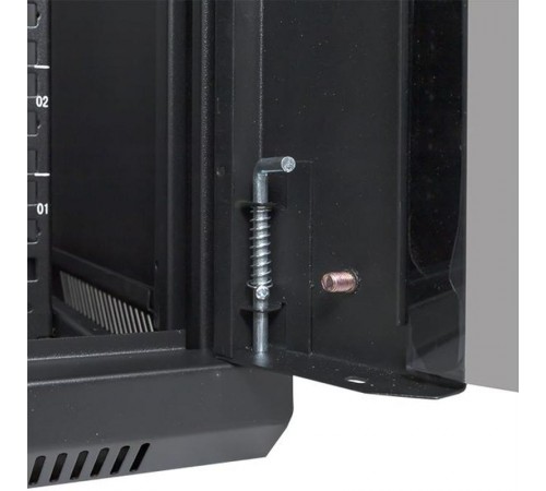 Шкаф настенный 19" TERACOM PRO 12U 600х450 мм дверь стеклянная с замком-ручкой чёрный  TRP-WLL-1264-40B  EKF