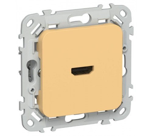 FLITE Розетка HDMI РШДМА-ФлЗ золотарник  FI-H10-K90  IEK