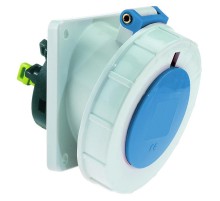 Розетка встраиваемая наклонная 16А 3р(2P+PE) 6h 230V IP67 68х62 Quick Connect 12809 I 12809-Bals I Bals