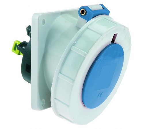 Розетка встраиваемая наклонная 16А 3р(2P+PE) 6h 230V IP67 68х62 Quick Connect 12809 I 12809-Bals I Bals