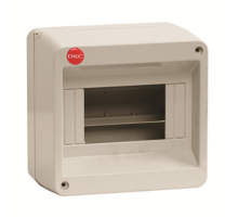 Щиток настенный без дверцы 8 модулей, IP40, серый  83608  DKC