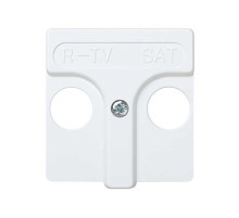 Simon 27 Накладка на розетку телевизионную R-TV+SAT, широкий модуль, S27, белый  27097-34  Simon