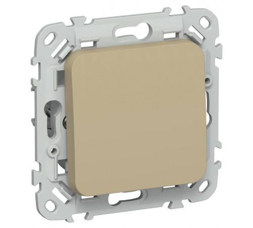 FLITE Выключатель 1-клавишный кнопочный проходной 10А ВС61-2-0-ФлХ хаки  FI-V18-0-10-1-K59  IEK