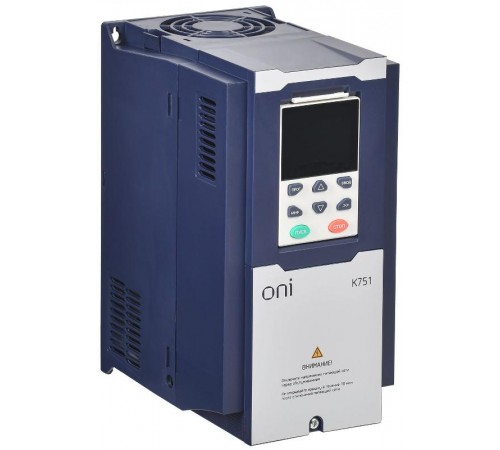 ПЧ K751 380В 3Ф 7,5-11кВт 17-25А  K751-33-75N11TM  ONI