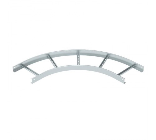 Угловая секция 90° лестничного лотка 60х300 мм R=500 мм (LB 90 630 R5 FS)  6211424  OBO Bettermann