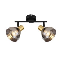 Светильник настенно-потолочный спот Kinge 7036-702 2 х E14 40 Вт поворотный  Б0052875  Rivoli