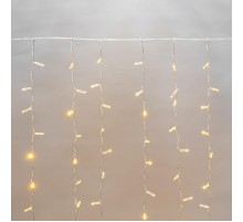 Гирлянда "Светодиодный Дождь" 2х3м, постоянное свечение, прозрачный провод, 230 В, диоды ЖЁЛТЫЕ, 448 LED  235-151-6  NEON-NIGHT