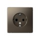 ArtGallery Мокко Розетка с заземлением, 16А, механизм  GAL000643  SE