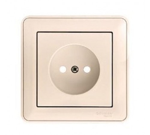 W59 Слоновая кость Розетка без заземления (в сборе)  RS16-151-28  SE
