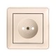 W59 Слоновая кость Розетка без заземления (в сборе)  RS16-151-28  SE