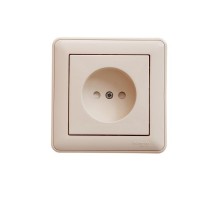 W59 Слоновая кость Розетка без заземления (в сборе)  RS16-151-28  SE