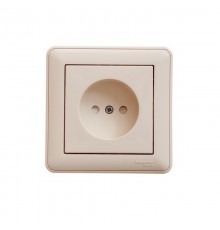 W59 Слоновая кость Розетка без заземления (в сборе)  RS16-151-28  SE