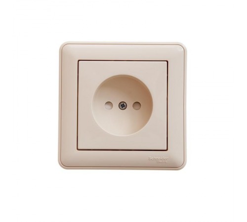 W59 Слоновая кость Розетка без заземления (в сборе)  RS16-151-28  SE