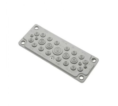 Кабельный ввод мембранный 25 отверстий d=5-26 мм IP65 серый  PR08.26509  Промрукав