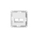AtlasDesign Белый Накладка двойная для информационных функций типа Keystone  ATN000190  SE