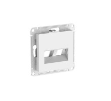 AtlasDesign Белый Накладка двойная для информационных функций типа Keystone  ATN000190  SE