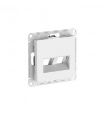 AtlasDesign Белый Накладка двойная для информационных функций типа Keystone  ATN000190  SE