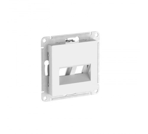 AtlasDesign Белый Накладка двойная для информационных функций типа Keystone  ATN000190  SE