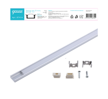 Профиль для ленты LED врезной гл 7mm - 2m 1/80  BT414  Gauss