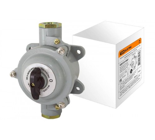 Пакетный переключатель ПП 3-40/Н2 3П 40А 220В, силуминовый корпус, IP56  SQ0723-0081  TDM