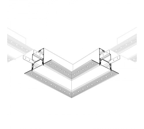 Угол SL-LINIA55-FANTOM (arlight, Металл)  030132  Arlight